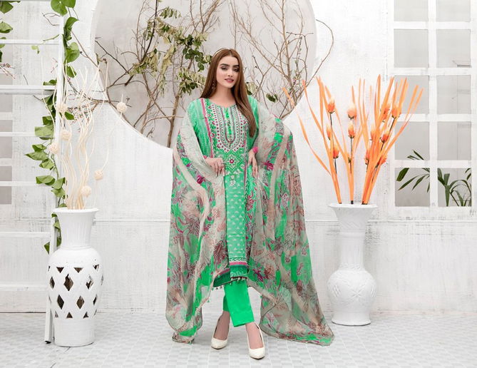 Razia Sultan Vol 42 By Apana Cotton Pakistani Salwar Suits Catalog